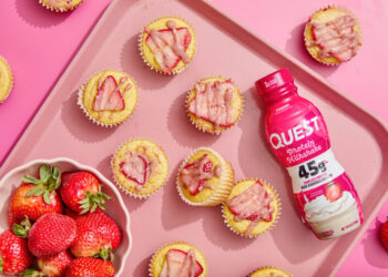 Quest Strawberry Milkshake Protein Muffins