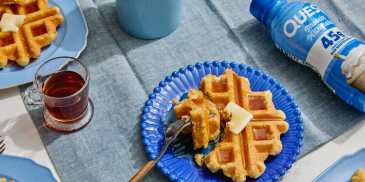Quest Vanilla Milkshake Protein Waffles Recipe
