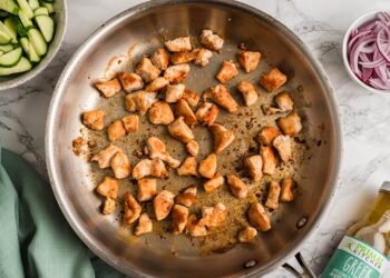 Greek Hen Bites – 10 Minute Meal