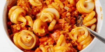 Meaty Vegan Bolognese with TVP (No Lentils)