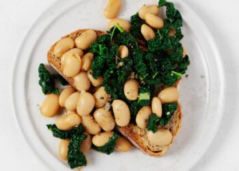 Miso Butter Beans and Greens