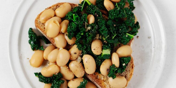 Miso Butter Beans and Greens