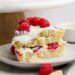 Coconut Layer Cake with Recent Raspberries