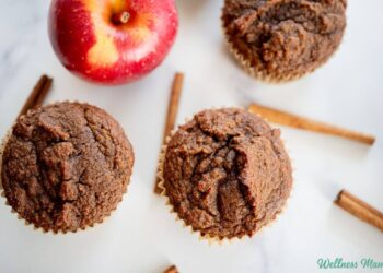 Coconut Flour Apple Cinnamon Muffins (Grain Free)