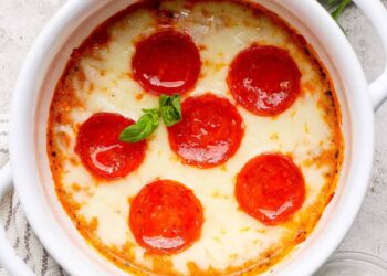 Cottage Cheese Pizza Bowl (single serve!)