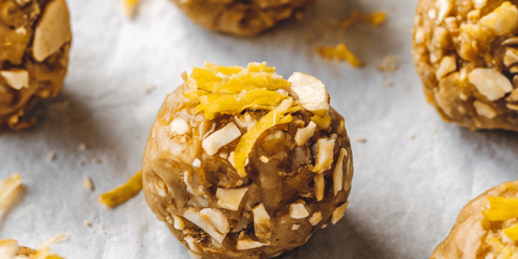 Lemon Ginger Turmeric Power Bites [vegan + gluten-free] • Wholesome Helper