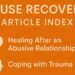 Relationship Abuse Restoration Article Index