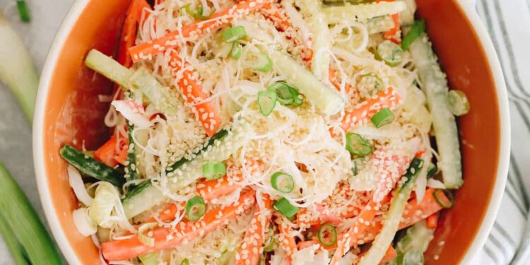 Spicy Kani Salad [Restaurant-Quality!] – The Wholesome Maven