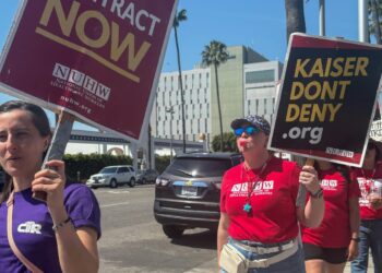 Why Kaiser Permanente therapists in L.A. went on a starvation strike : Photographs