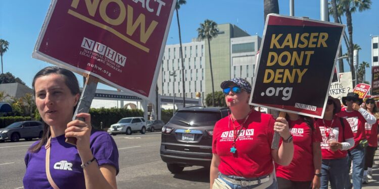 Why Kaiser Permanente therapists in L.A. went on a starvation strike : Photographs