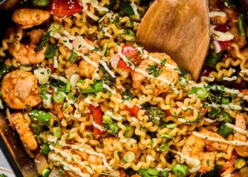 Air Fryer Shrimp and Veggies