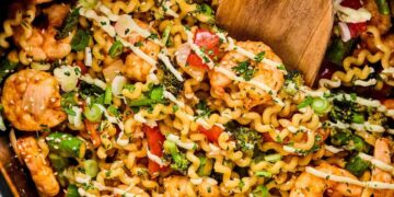 Air Fryer Shrimp and Veggies