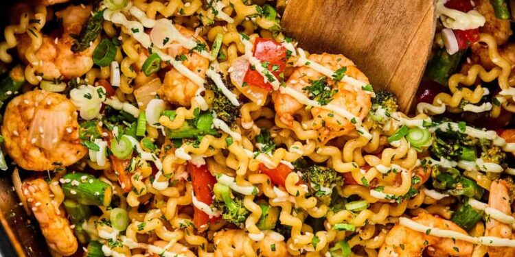 Air Fryer Shrimp and Veggies