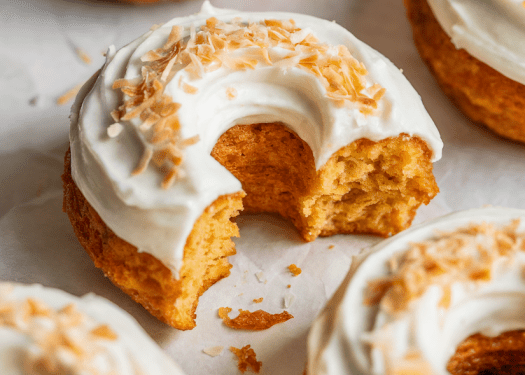 Carrot Cake Donuts [gluten free + high protein] • Wholesome Helper
