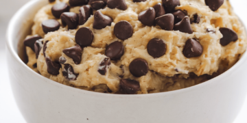 Viral Cottage Cheese Cookie Dough Dip [sugar-free + high-protein] • Wholesome Helper