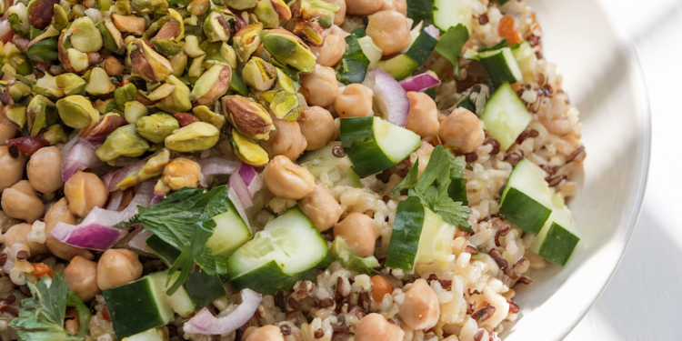 VIRAL Jennifer Aniston Grain Salad [vegan + gluten-free] • Wholesome Helper