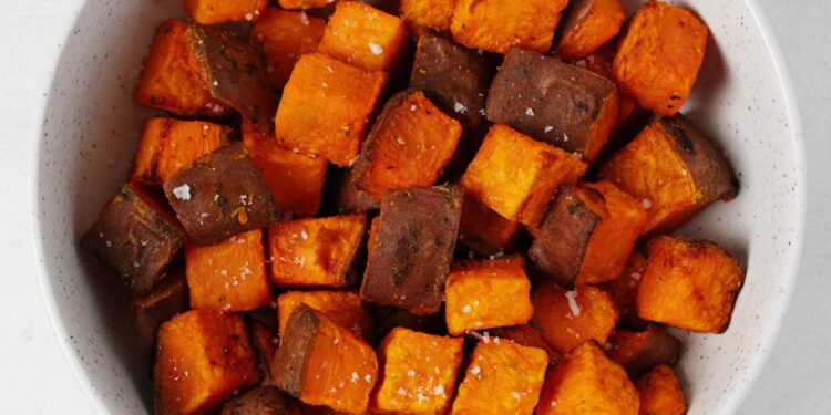 The Finest Cubed Air Fryer Candy Potatoes