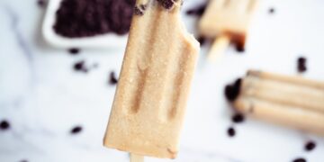 Chocolate Chip Espresso Popsicles