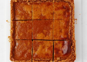 Simple Vegan Pumpkin Pie Bars