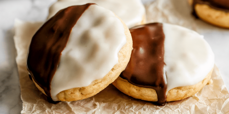 Copycat Black and White Cookies