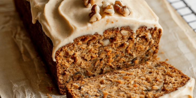 Vegan Almond Flour Carrot Cake Banana Bread • Wholesome Helper