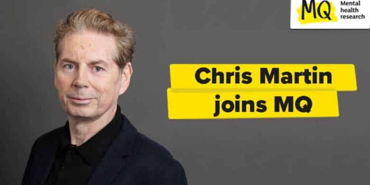Chris Martin joins MQ | MQ Psychological Well being Analysis