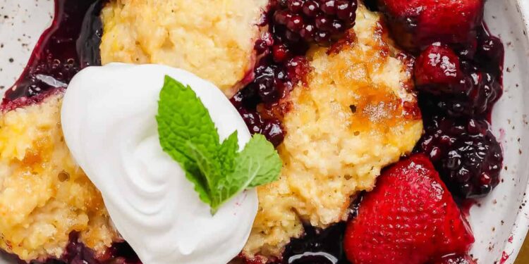 Combined Berry Cobbler – Match Foodie Finds