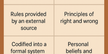 The Distinction Between Ethics and Morality