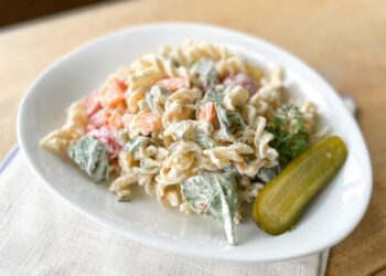 Dill Pickle Pasta Salad • Kath Eats