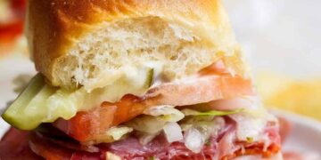 Italian Grinder Sliders on Hawaiian Buns