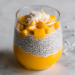 Straightforward Vegan Mango Coconut Chia Seed Pudding • Wholesome Helper
