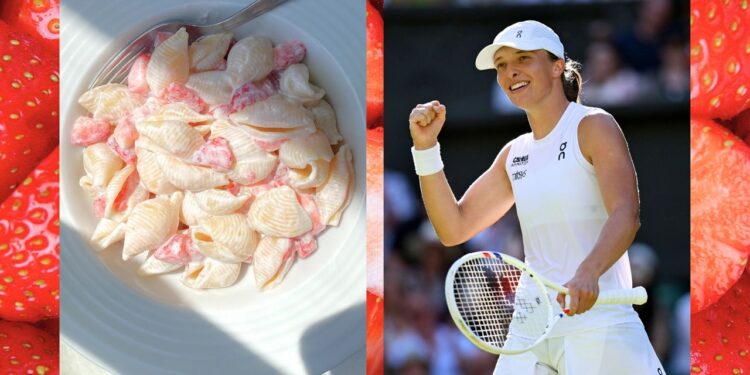 Tennis Star Iga Swiatek Swears By Pasta With Strawberries—Right here’s What a Dietitian Thinks