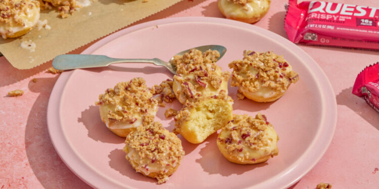 Quest Crispy Peanut Butter & Helly Donut Protein Holes Recipe