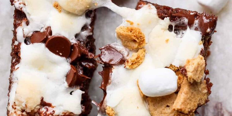 Protein S’mores Brownies – Match Foodie Finds