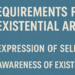 The Necessities for Existential Artwork