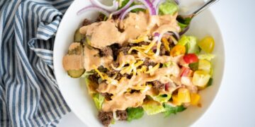 Burger Bowl Recipe (Straightforward and Wholesome)