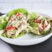 Avocado Rooster Lettuce Wraps With Herbed Yogurt Sauce