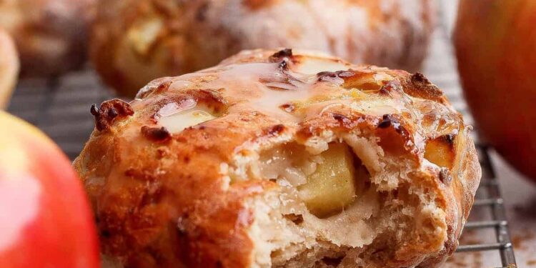 Air Fryer Apple Fritters (With Glaze)