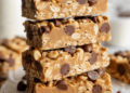 No-Bake Chocolate Chip Peanut Butter Protein Granola Bars