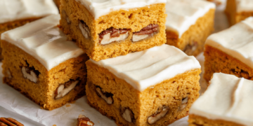 Paleo Pumpkin Coconut Crumb Cake with Pecans