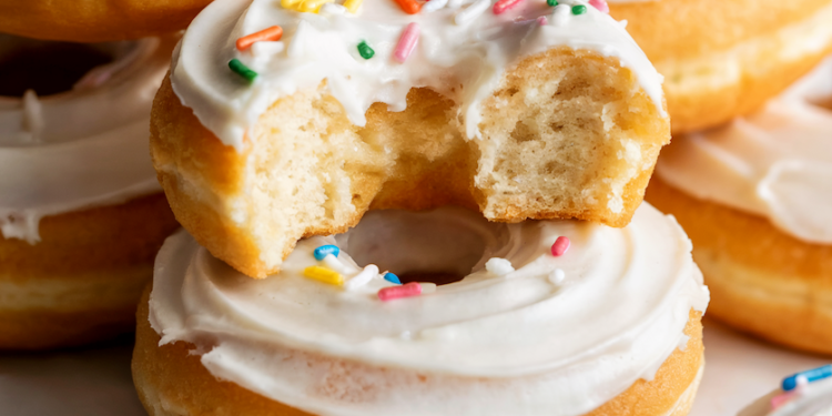 Wholesome Vanilla Cake Protein Donuts