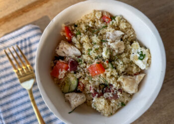 Easy Quinoa Salad with Rooster • Kath Eats