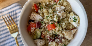 Easy Quinoa Salad with Rooster • Kath Eats