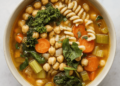 On the spot Pot Vegan ChickPEA Noodle Soup