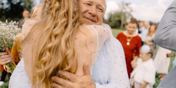 Why My Dad Got here Marriage ceremony Gown Purchasing—and Liked It