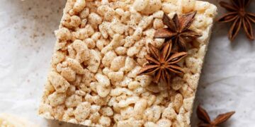Brown Butter Chai Rice Krispie Treats