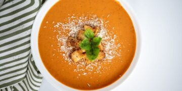Easy Tomato Basil Soup (Stovetop or On the spot Pot)