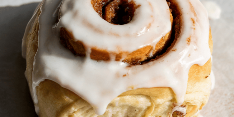 Wholesome Excessive Protein Cinnamon Roll for One