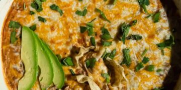 Floor Beef Cottage Cheese Queso