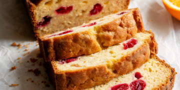 Paleo Cranberry Orange Bread [grain-free + no added sugar]